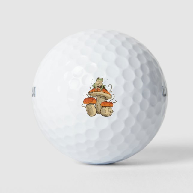 Pelotas De Golf Rana con hongos (Anverso)