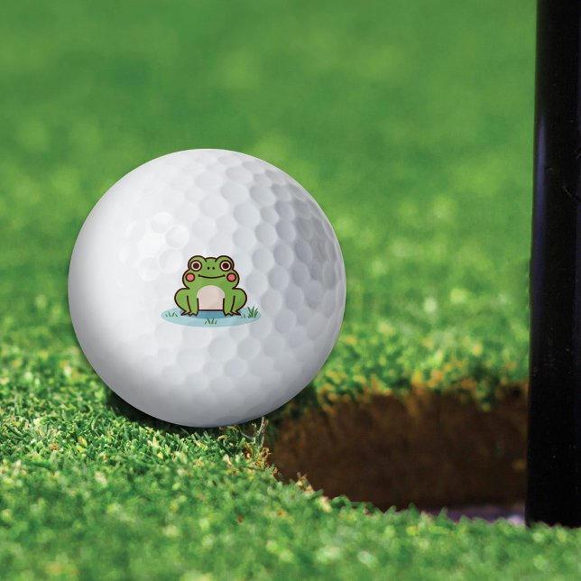 Pelotas De Golf Rana Cute (Cute Frog Golf Balls)