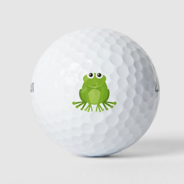 Pelotas De Golf Rana verde dulce (Anverso)
