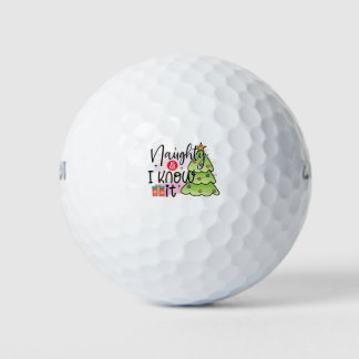 Pelotas De Golf Raro Y Lo Sé - Navidades Graciosos