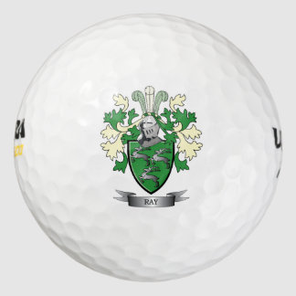 Pelotas De Golf Ray Family Crest Coat.
