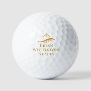 Pelotas De Golf Real Estate Company Gold House Personalizado Realt