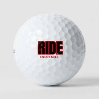 Pelotas De Golf Recorre Cada Milla – Tipografía de Aventura en Mot