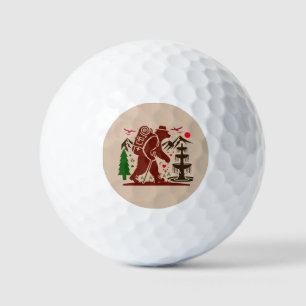 Pelotas De Golf Recorrido salvaje Explorador de osos Imprimir arte