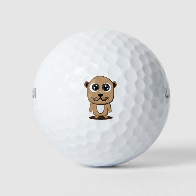 Pelotas De Golf Recorte de caracteres (Anverso)