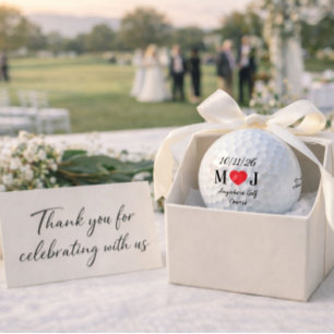 Pelotas De Golf Recuerdos de boda personalizados para campo de gol