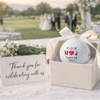 Pelotas De Golf Recuerdos de boda personalizados para campo de gol