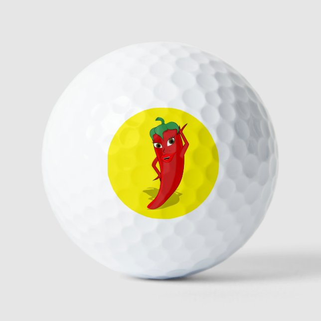 Pelotas De Golf Red Hot Pepper Diva (Anverso)