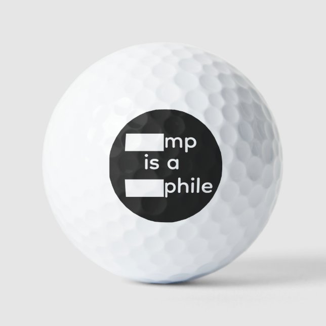 Pelotas de Golf Redactadas (Anverso)