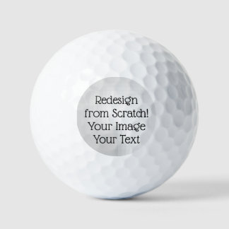 Pelotas De Golf Rediseñar desde Scratch Crear el propio