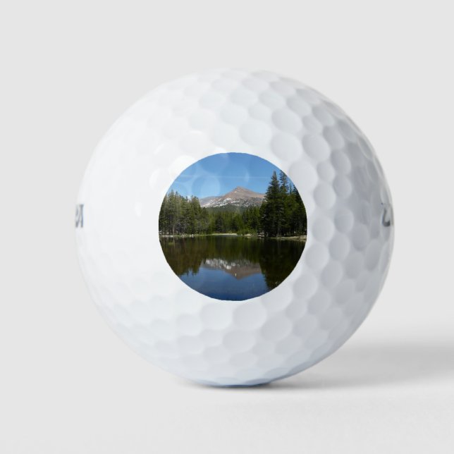 Pelotas De Golf Reflejo del lago Yosemite (Anverso)