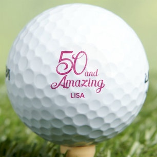 Pelotas De Golf Regalo 50 Cumpleaños para Compañero de Trabajo Esc