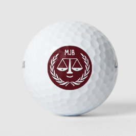 Pelotas De Golf Regalo de abogado personalizado