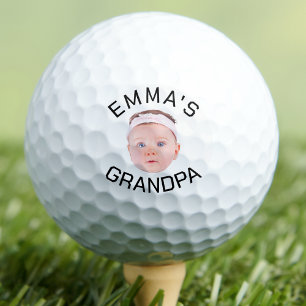 Pelotas De Golf Regalo de abuelo, cara de bebé Personalizado, rega
