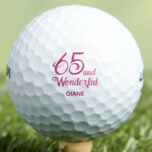 Pelotas De Golf Regalo de amigo número 65 - Maravilloso rosa perso