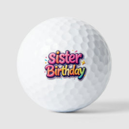 Pelotas De Golf Regalo de burbujas de arcoíris para cumpleaños de 