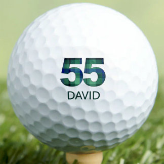 Pelotas De Golf Regalo de cumpleaños 55 para hombres deportes Plai