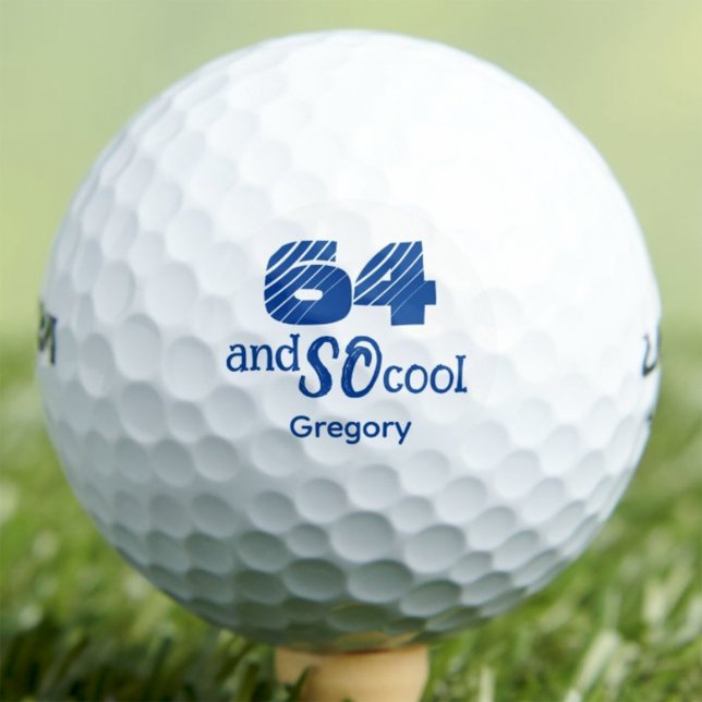 Pelotas De Golf Regalo de cumpleaños 64 para él Cool 64 Divertido  (Subido por el creador)