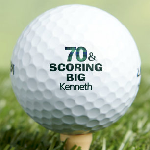 Pelotas De Golf Regalo de Cumpleaños 70 para Compañero de Trabajo