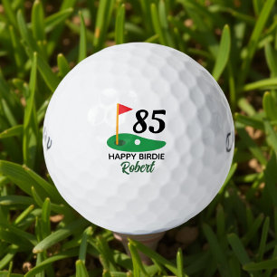 Pelotas De Golf Regalo de cumpleaños 85 personalizado para golfist