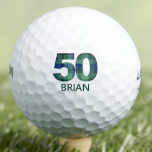 Pelotas De Golf Regalo de cumpleaños número 50 para compañero de t