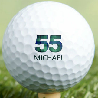 Pelotas De Golf Regalo de cumpleaños número 55 para Papá Cuadrado 