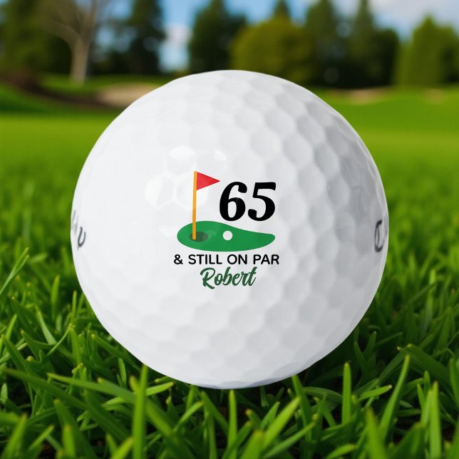 Pelotas De Golf Regalo de cumpleaños número 65 personalizado para  (Subido por el creador)