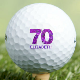 Pelotas De Golf Regalo de cumpleaños número 70 para abuela, Número