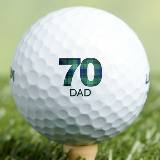 Pelotas De Golf Regalo de cumpleaños número 70 para papá - Cuadro  (Subido por el creador)