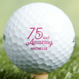 Pelotas De Golf Regalo de cumpleaños número 75 para hermana Person