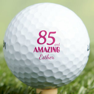 Pelotas De Golf Regalo de cumpleaños número 85 para abuela Rosa As