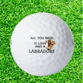 Pelotas De Golf Regalo de cumpleaños para AMANTE DE LABRADORES