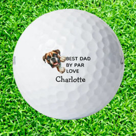 Pelotas De Golf Regalo de cumpleaños para el mejor papá BOXER