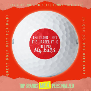 Pelotas De Golf Regalo de Cumpleaños para Hombres Chiste Divertido