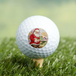 Pelotas De Golf Regalo de golf festivo de Santa para papá y abuelo