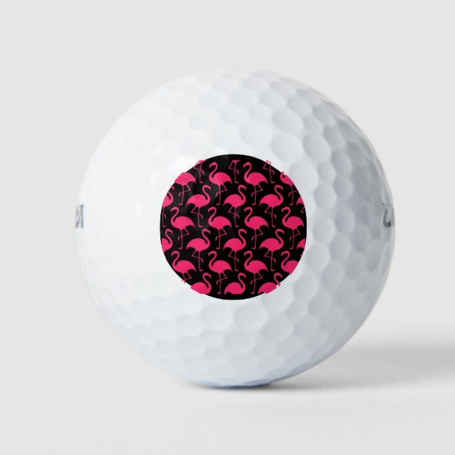 Pelotas De Golf Regalo de golf Flamingo Rosa (Anverso)