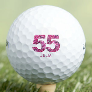 Pelotas De Golf Regalo de golf rosa de moda para esposa - 55 cumpl