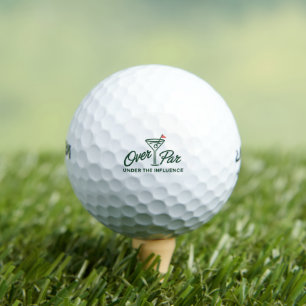 Pelotas De Golf Regalo de golf sobre par y bajo la influencia de g