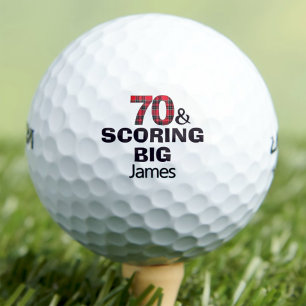 Pelotas De Golf Regalo de golfista de 70 años de Guay 70 años de b