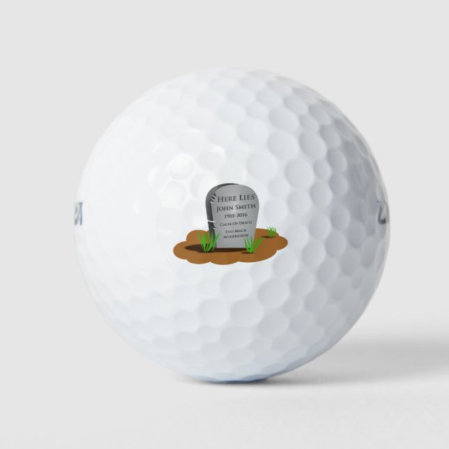 Pelotas De Golf regalo de gracia (Anverso)