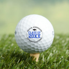 Pelotas De Golf Regalo de graduación azul para la promoción de 202