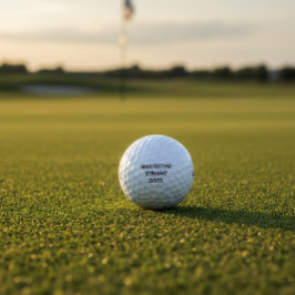 Pelotas De Golf Regalo de humor con mentalidad de "Manifestar tiro