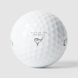 Pelotas De Golf Regalo de mindfulness 'Juega en el momento' Calma