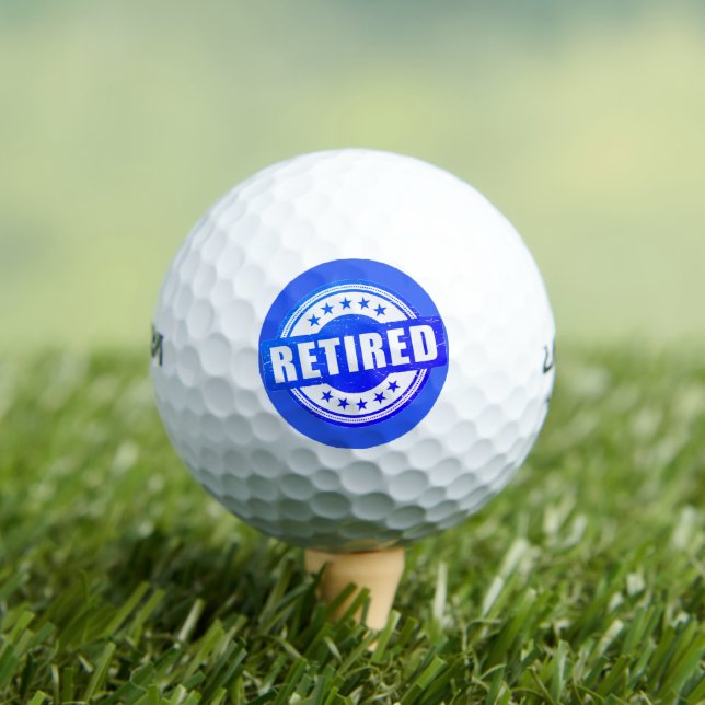 Pelotas De Golf ¡Regalo de retiro! Golfer retirado (Camiseta in situ)