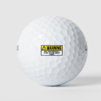 Pelotas De Golf Regalo de tenis - Jugador de tenis dice divertido