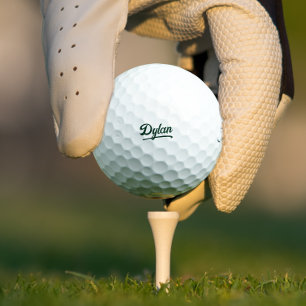 Pelotas De Golf Regalo Minimalista para Padrino con Letra Elegante