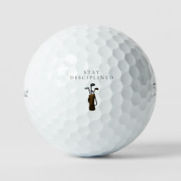 Pelotas De Golf Regalo Motivacional de 'Mantén la Disciplina' 