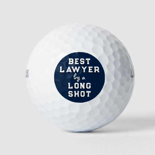 Pelotas De Golf Regalo Original para Abogado (Anverso)
