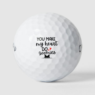 Pelotas De Golf Regalo para amantes de gatos 'You Make My Heart Do