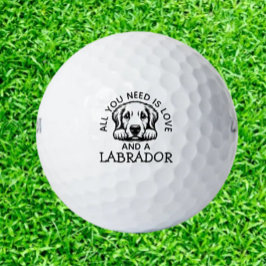 Pelotas De Golf Regalo para Amantes de Labradores